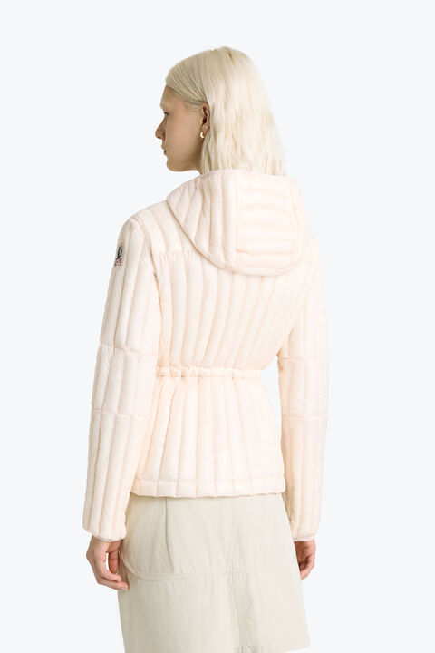 Parajumpers KUON - SHORT PUFFER BLUSH WHITE 26SMPWPUIP33P700281