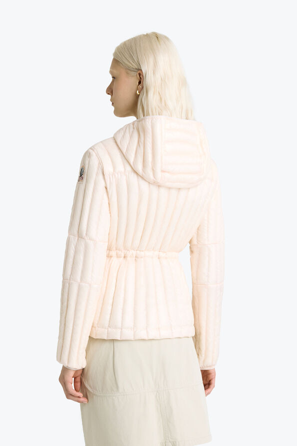 Parajumpers KUON - SHORT PUFFER BLUSH WHITE 26SMPWPUIP33P700281