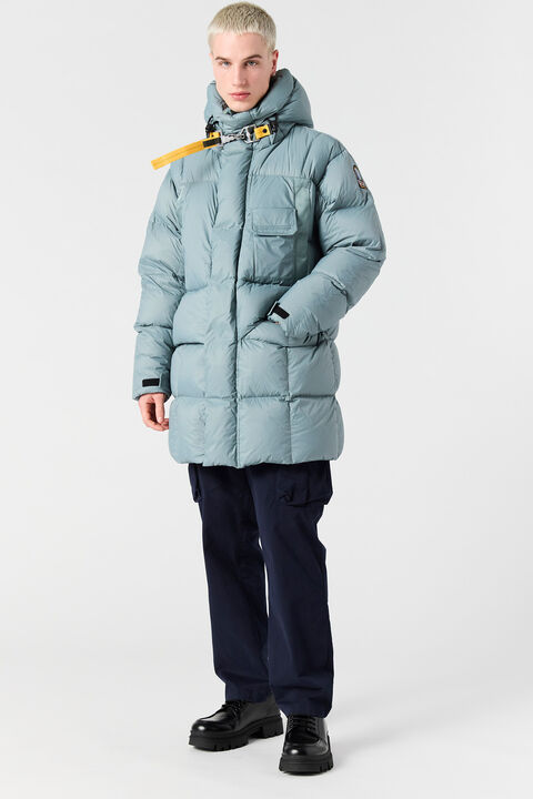 Parajumpers BOLD PARKA - HOODED DOWN JACKET OLIVE GREY 25WMPMPUPP02P150103