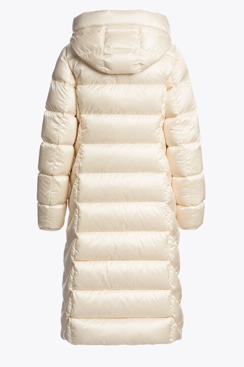 Parajumpers LEAH - DAUNENJACKE MIT KAPUZE WARM IVORY 26WMPWPUSX33P580132