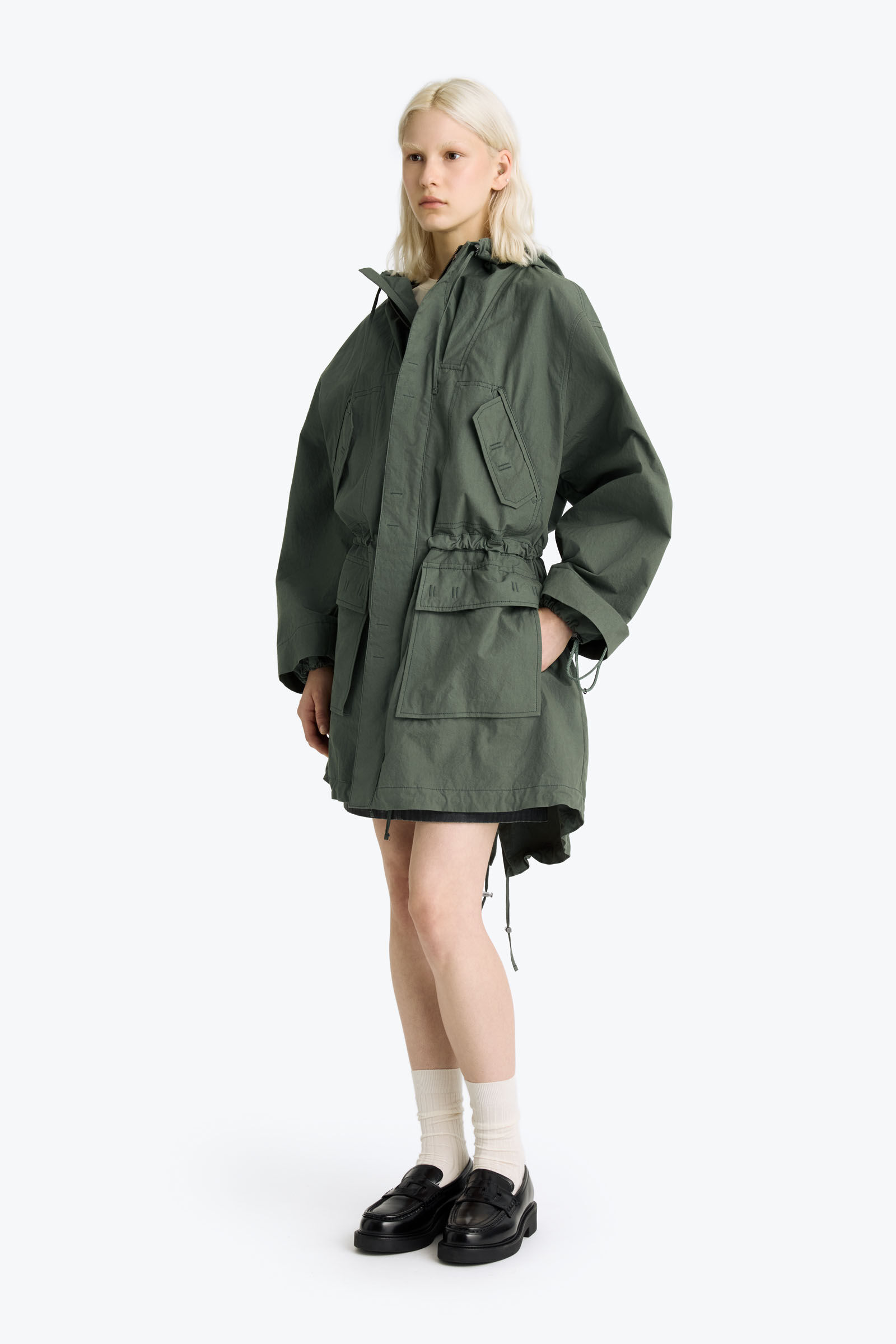 ALENKA - HODDED PARKA SMOKY PINE | Parajumpers®