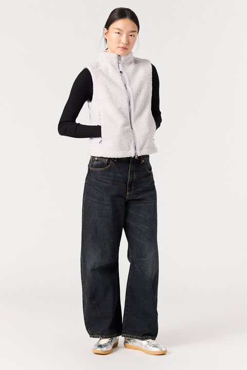 Parajumpers VENUS - FULL-ZIP VEST PEARL GREY 25WMPWFLPF34PC10118