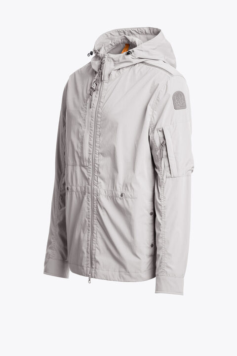 Parajumpers INVERNESS - GEVOERDE JAS MET CAPUCHON GHIACCIO 26SMPMJKTU01P390324