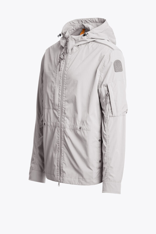 Parajumpers INVERNESS - GEVOERDE JAS MET CAPUCHON GHIACCIO 26SMPMJKTU01P390324