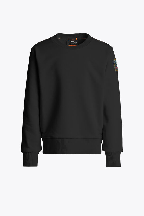 Parajumpers K2 - CREWNECK FLEECE BLACK 26SMPBFLEY61PBF0541