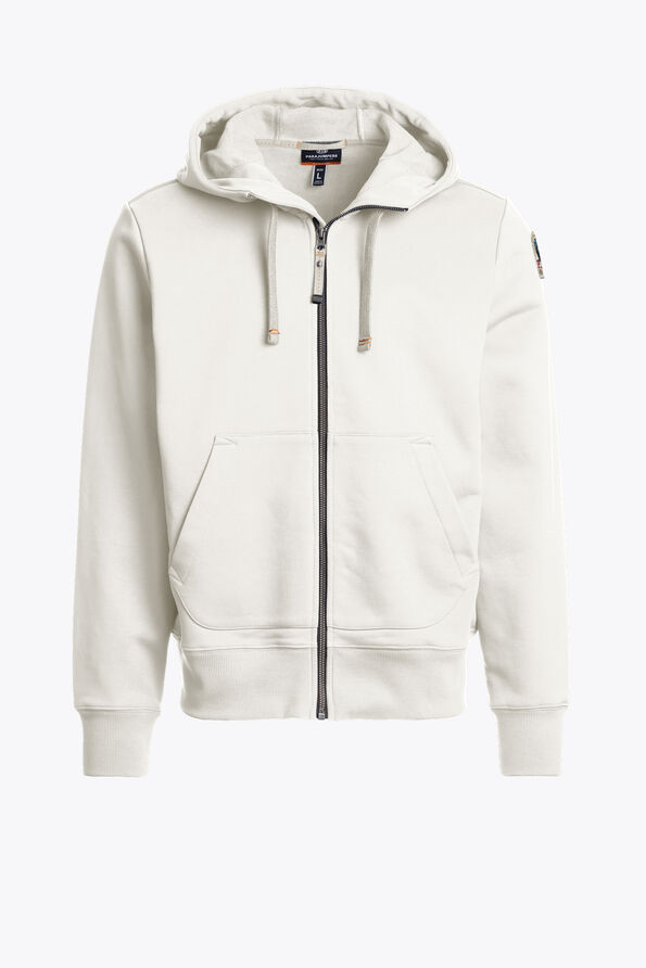 Parajumpers CHARLIE EASY - HOODED FLEECE PURITY 25WMPMFLEY24P610748