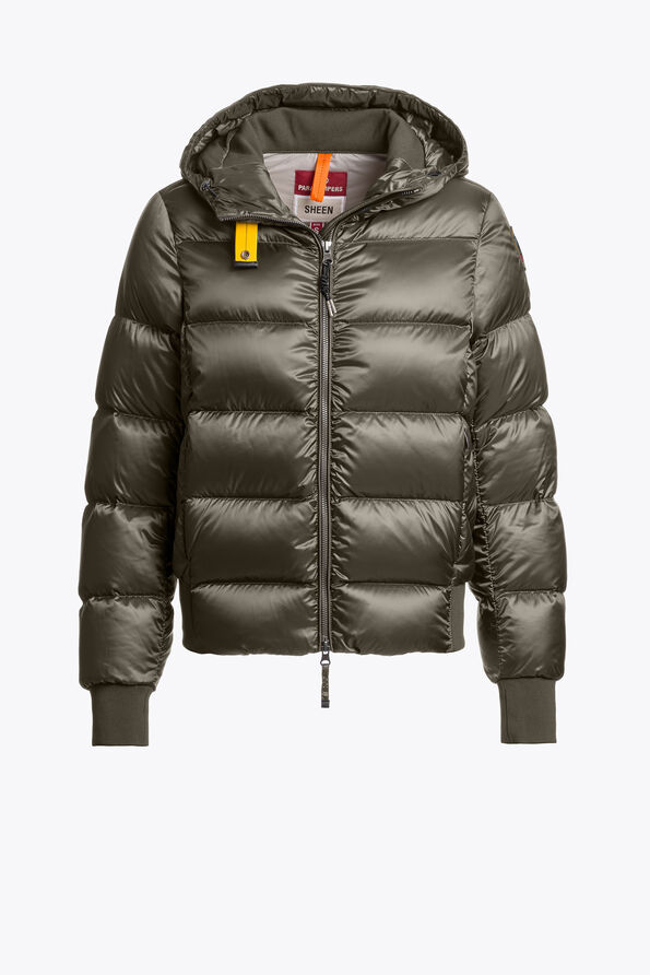 Parajumpers MARIAH - HOODED DOWN JACKET TAGGIA OLIVE 26WMPWPUSX42P580218