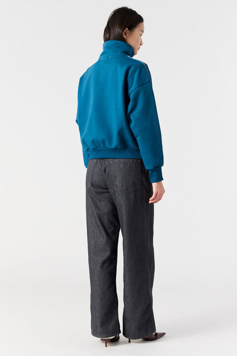 Parajumpers ZENDAYA - HALF-ZIP SWEAT INTERSTELLAR 25WMPWFLEY32PU60708