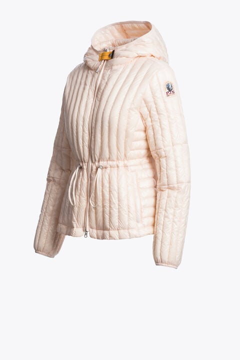 Parajumpers KUON - SHORT PUFFER BLUSH WHITE 26SMPWPUIP33P700281