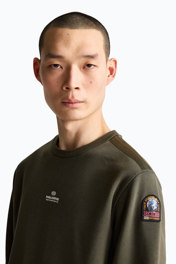 Parajumpers FERGUS - CREWNECK SWEATSHIRT ROSEMARY 26WMPMFLRE01P370356