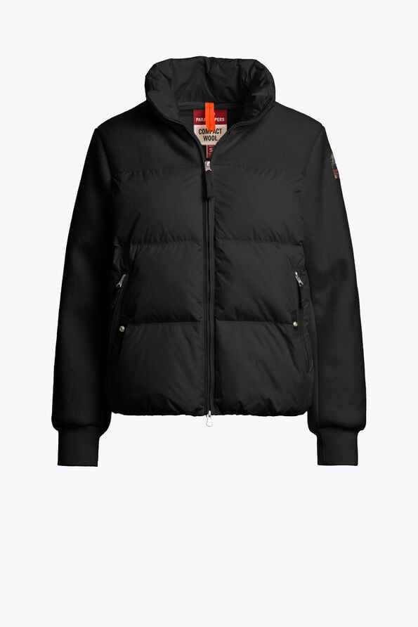 Parajumpers SABOGA - HYBRID JACKET BLACK 26WMPWHYLV32P690541