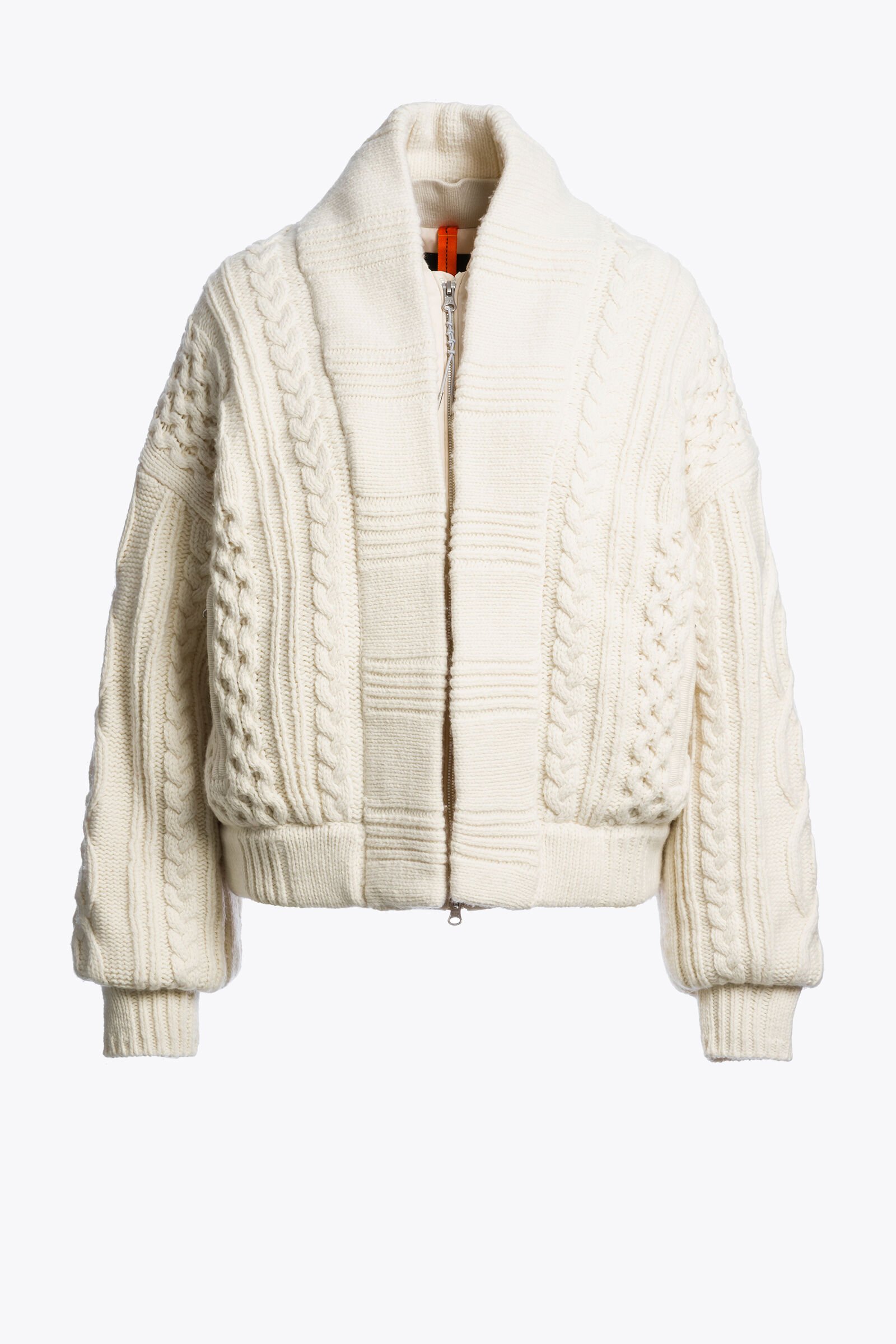 NEZUKO - FULL-ZIP CARDIGAN MOONBEAM | Parajumpers®