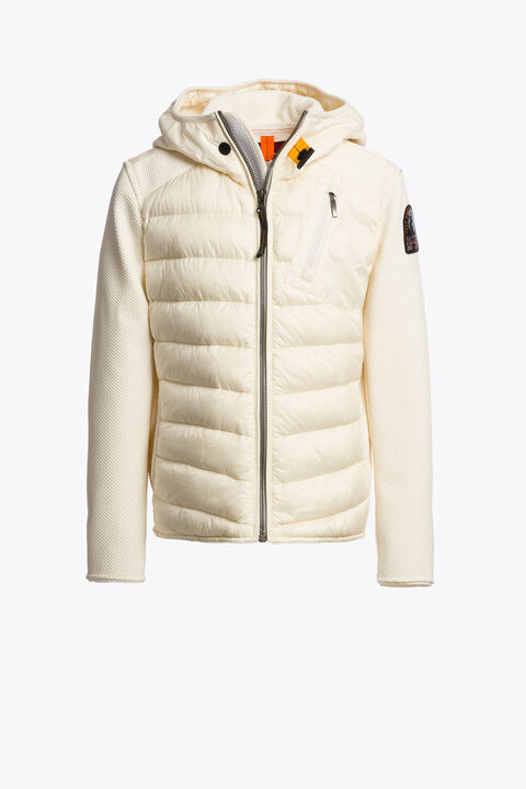 Parajumpers NOLAN - HYBRID JACKET WARM IVORY 26WMPBHYWU62PBF0132