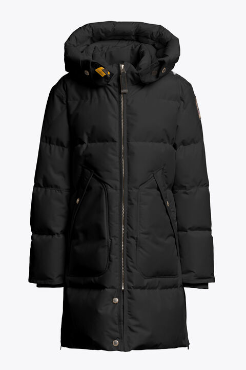 Parajumpers LONG BEAR - HOODED PARKA BLACK 26WMPGJKMA83PGA0541