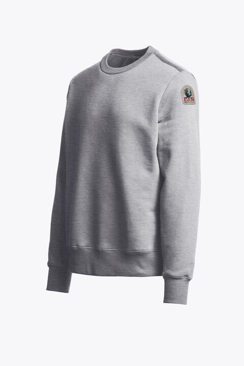 Parajumpers K2 - RUNDHALS-SWEATSHIRT ASH GREY MELANGE 26WMPMFLEY21P160608