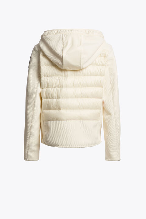 Parajumpers NOLAN - HYBRID JACKET WARM IVORY 26WMPBHYWU62PBF0132