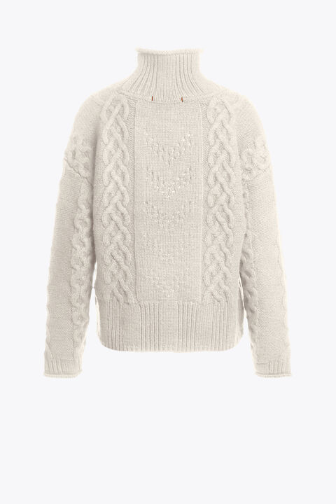 Parajumpers GYPSY - TURTLENECK SWEAT MOONBEAM 25WMPWKNAK33PE30775