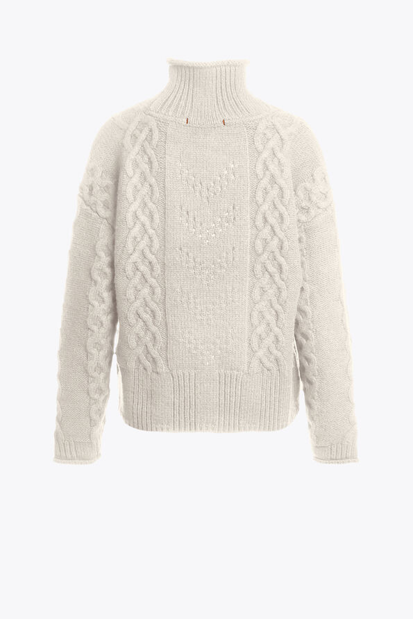 Parajumpers GYPSY - TURTLENECK SWEAT MOONBEAM 25WMPWKNAK33PE30775