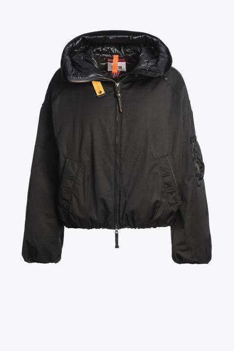 Parajumpers NAADZ - HOODED BOMBER BLACK 25WMPWJKIN31P960541