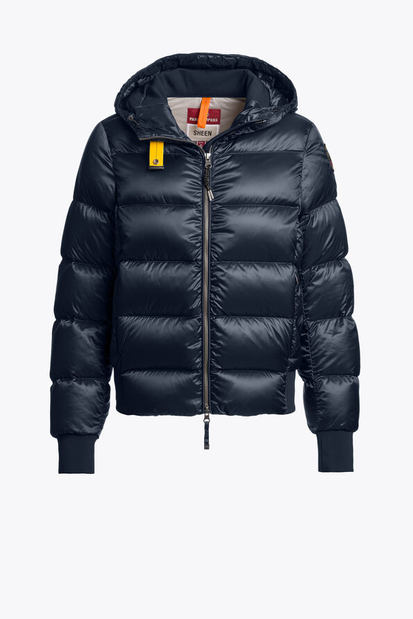 Parajumpers MARIAH - HOODED DOWN JACKET BLUE NAVY 26WMPWPUSX42P580316