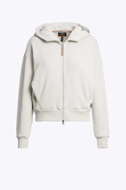 Parajumpers VREDA - SWEATSHIRT &Agrave; CAPUCHE CHALK WHITE 26WMPWFLFJ32P650131