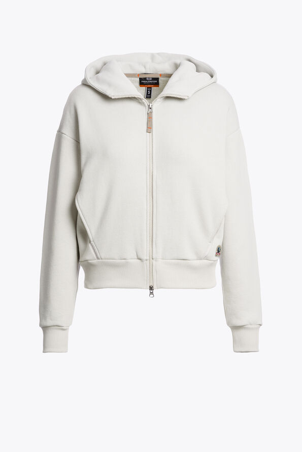 Parajumpers VREDA - SWEATSHIRT &Agrave; CAPUCHE CHALK WHITE 26WMPWFLFJ32P650131