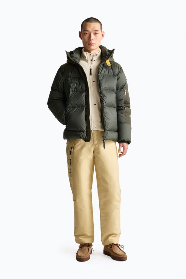 Parajumpers TYRIK - HOODED JACKET BLACK 26WMPMPUEN02P060541