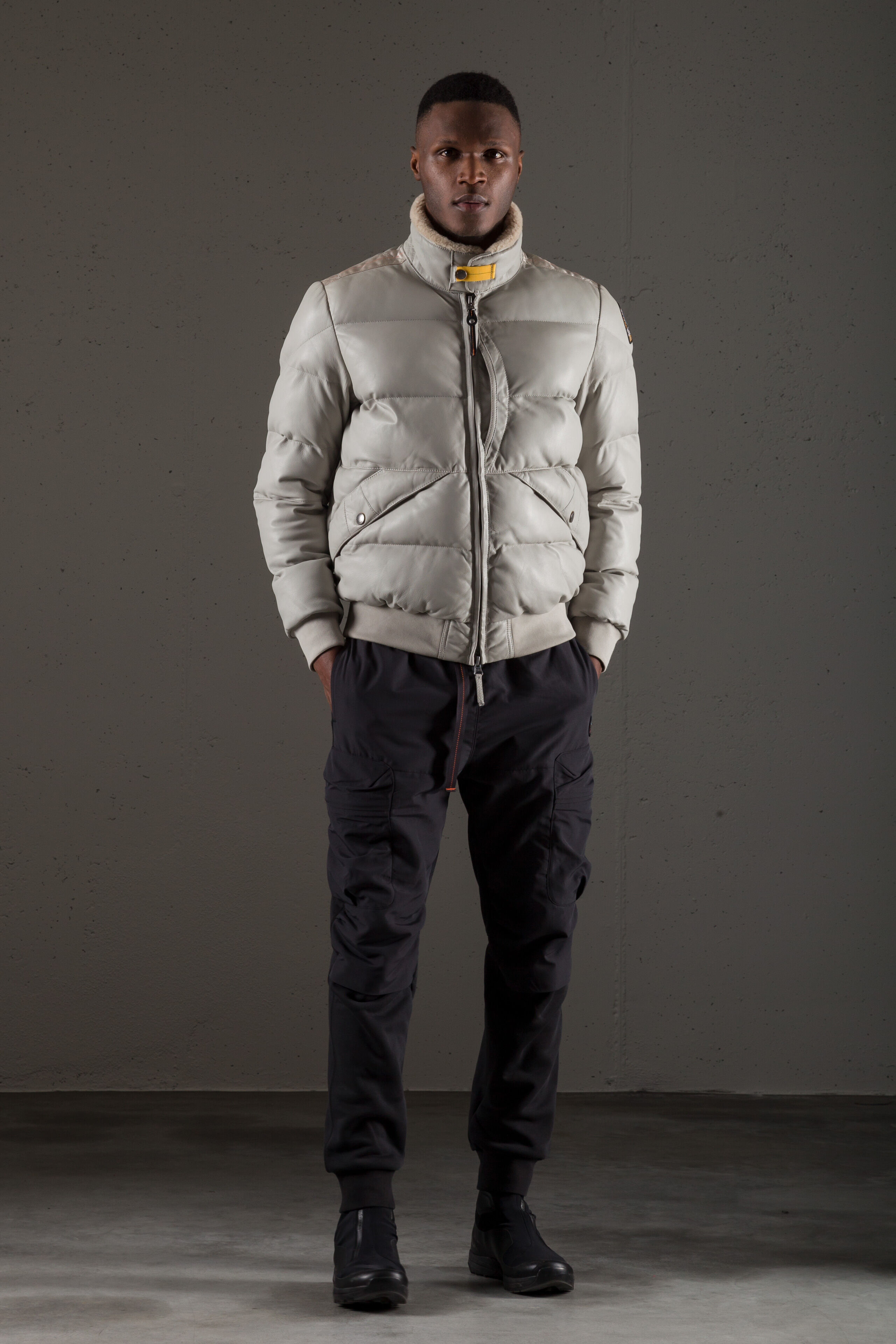 parajumpers leather jacket