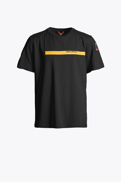 Parajumpers TAPE - T-SHIRT BLACK 25SMPBTSIT61PBI0541