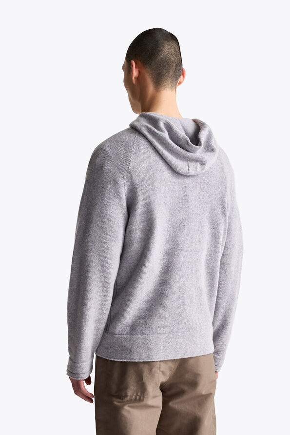 Parajumpers SAUBLE - HOODED SWEATER BLACK 26WMPMKNNK01P290541