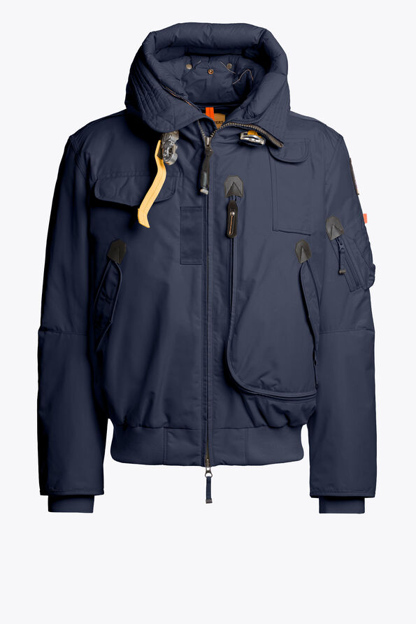 Parajumpers GOBI - HOODED BOMBER BLUE NAVY 26WMPMJKMA01P010316