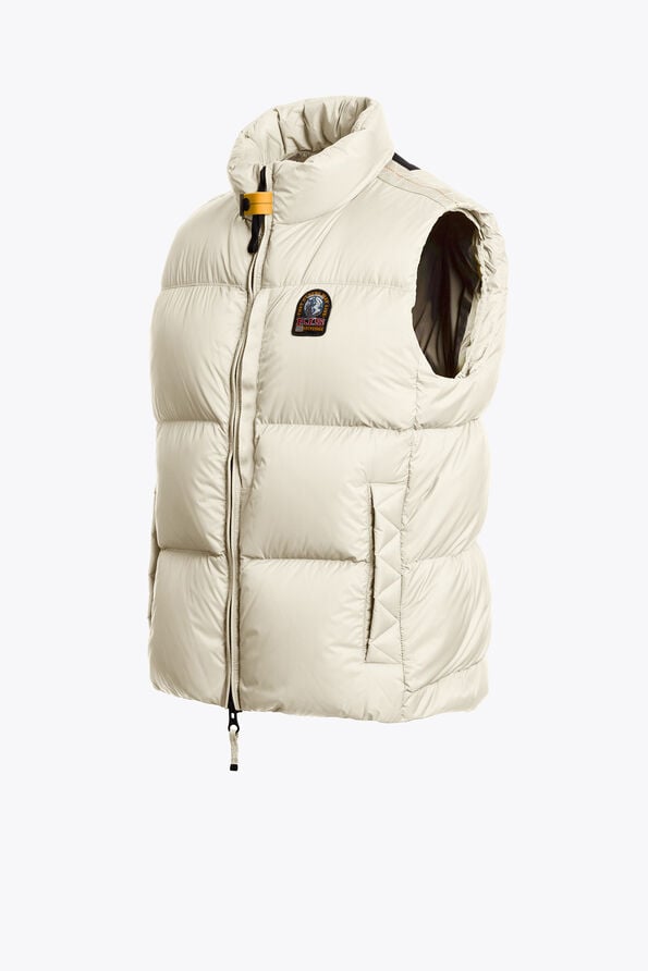 Parajumpers ROYDALE - DOWN VEST WARM IVORY 26WMPMPUPP03P050132