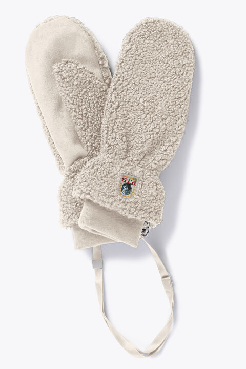 Parajumpers POWER - CURLY FLEECE MITTENS MOONBEAM 25WMPAGLGL40PAN0775