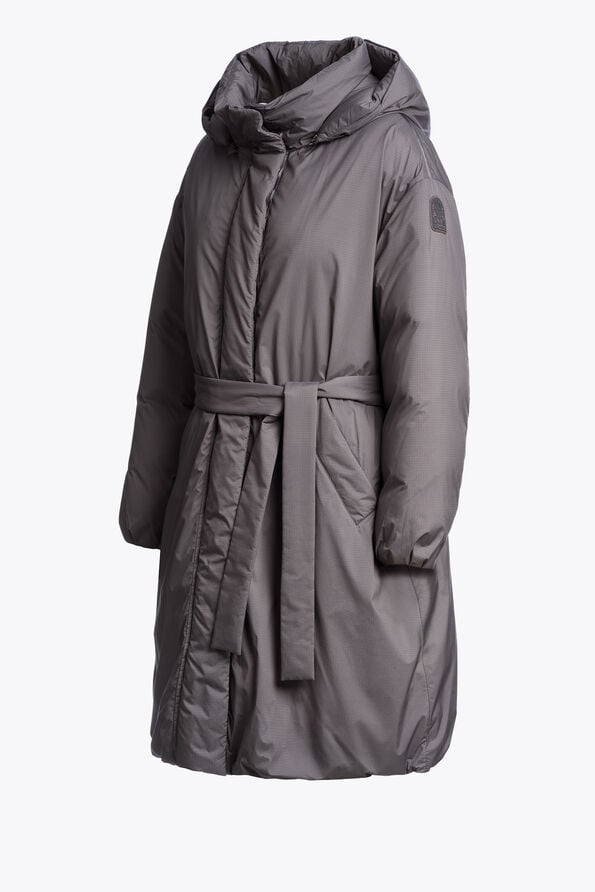 Parajumpers DERAS - LONG JACKET GRAPHITE ORCHID 26WMPWPUTA30P810124