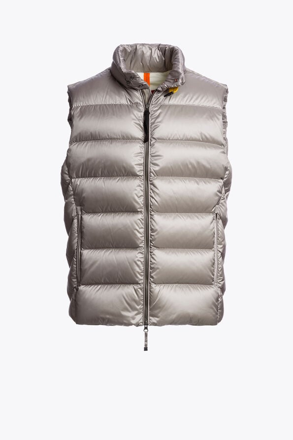 Parajumpers JEORDIE - DOWN VEST MID GREY 26WMPMPUSX01P070137