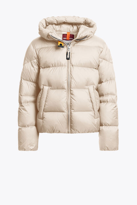 Parajumpers TILLY - HOODED DOWN JACKET MOONBEAM 25WMPGPUHY82PGC0775