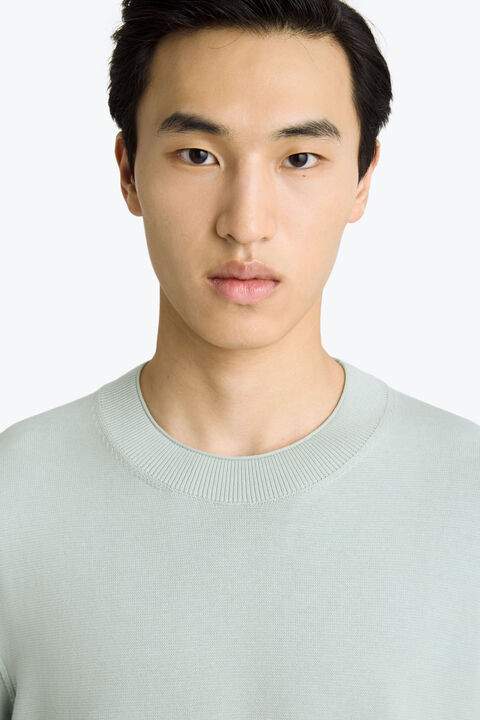 Parajumpers BASIC BRAW - TRUI MET RONDE HALS FRESH GREY 26SMPMKNKC04P070271