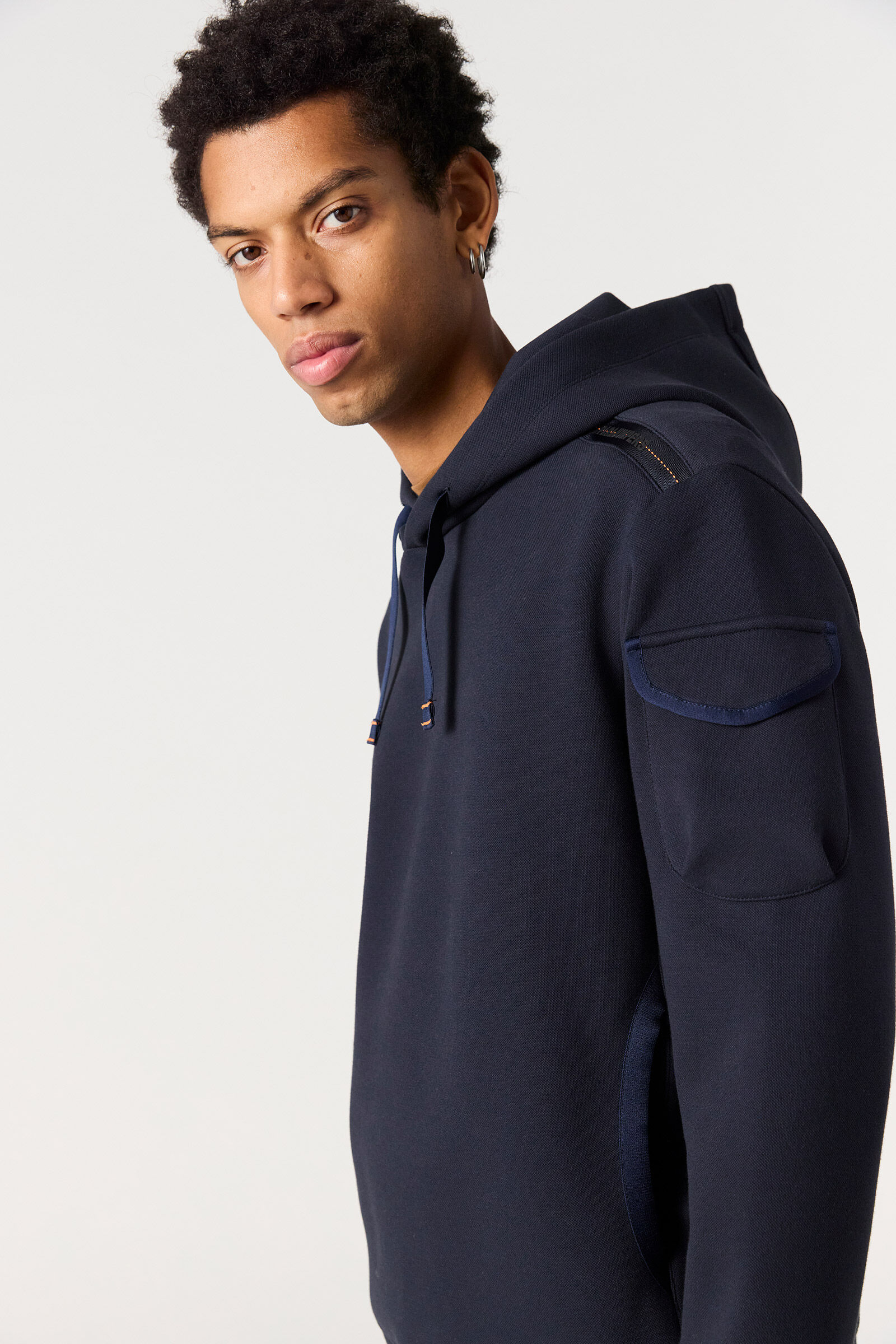 IKE - HOODED FLEECE BLUE NAVY | Parajumpers®