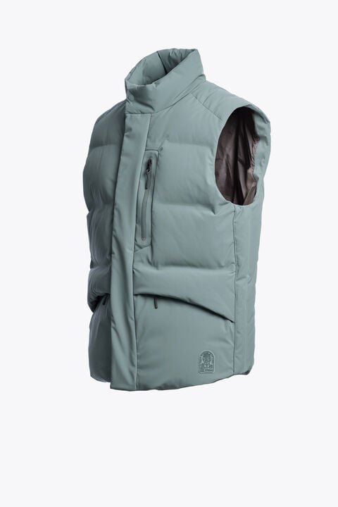 Parajumpers AMISK - GILET MATELASS&Eacute; GREEN-BLUE 26WMPMJKSS03P410782