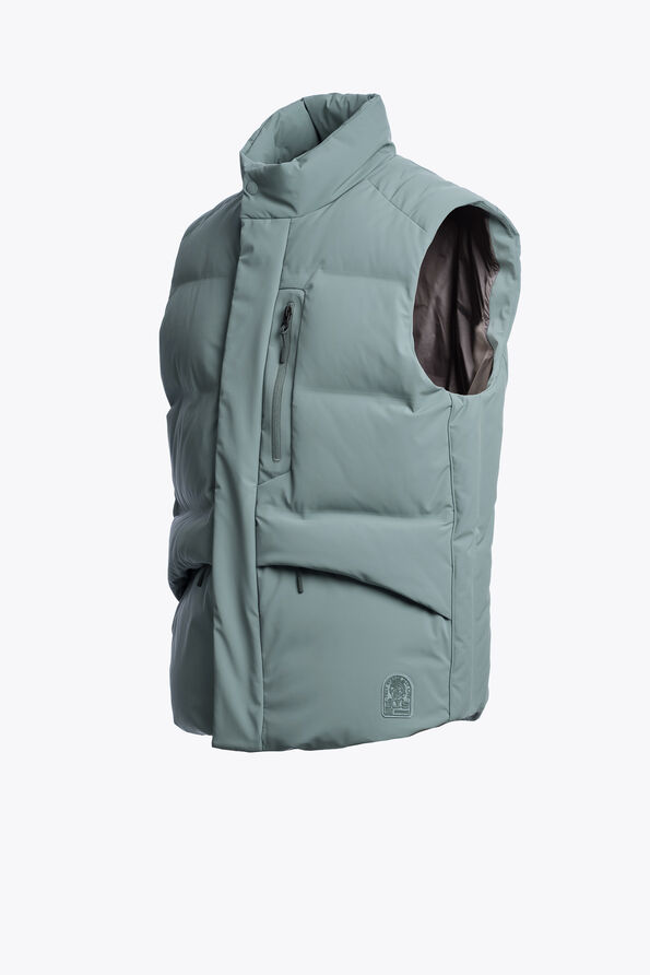 Parajumpers AMISK - GILET MATELASS&Eacute; GREEN-BLUE 26WMPMJKSS03P410782