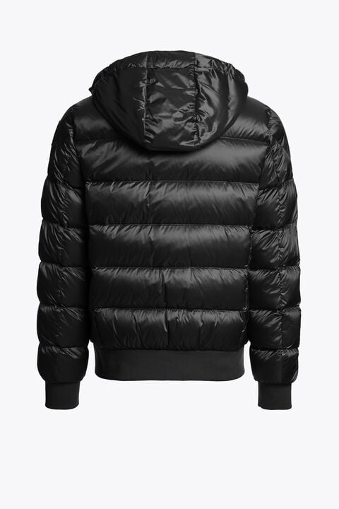 Parajumpers PHARRELL - HOODED BOMBER BLACK 26WMPMPUSX13P070541