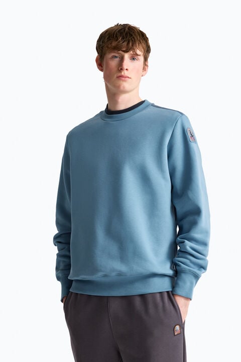 Parajumpers K2 - CREWNECK SWEATSHIRT ASH GREY MELANGE 26WMPMFLEY21P160608