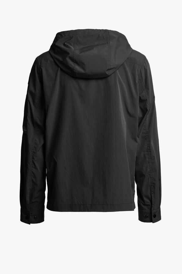 Parajumpers INVERNESS - GEVOERDE JAS MET CAPUCHON BLACK 26SMPMJKTU01P390541