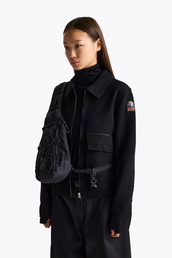 Parajumpers KEMP - CROSSBODY BAG BLACK SPEMPABABA020000541