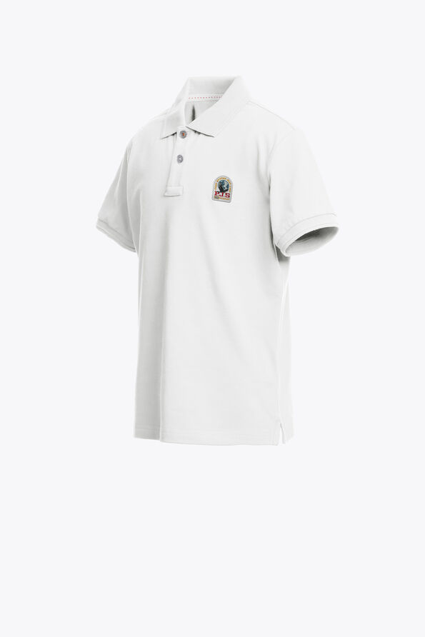 Parajumpers WELLINGTON - POLO SHIRT WHITE 26SMPBPOEK61PBH0501