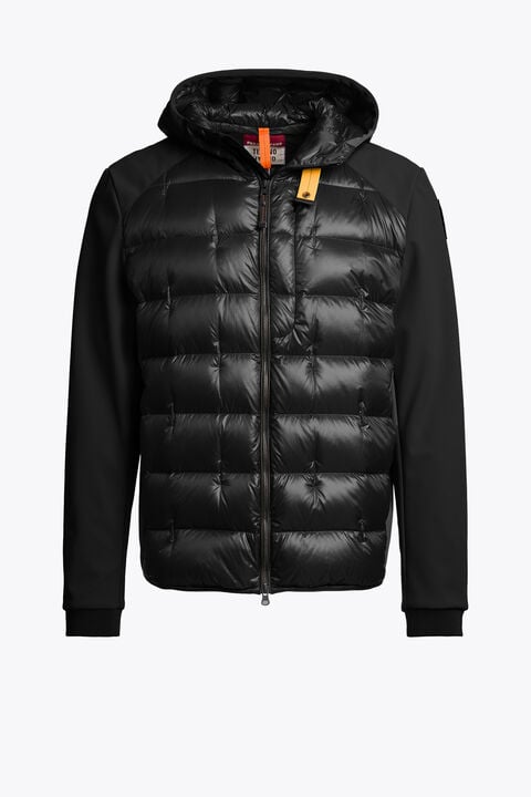 Parajumpers VIGOLO - HYBRID JACKET BLACK 26WMPMHYTY05P110541