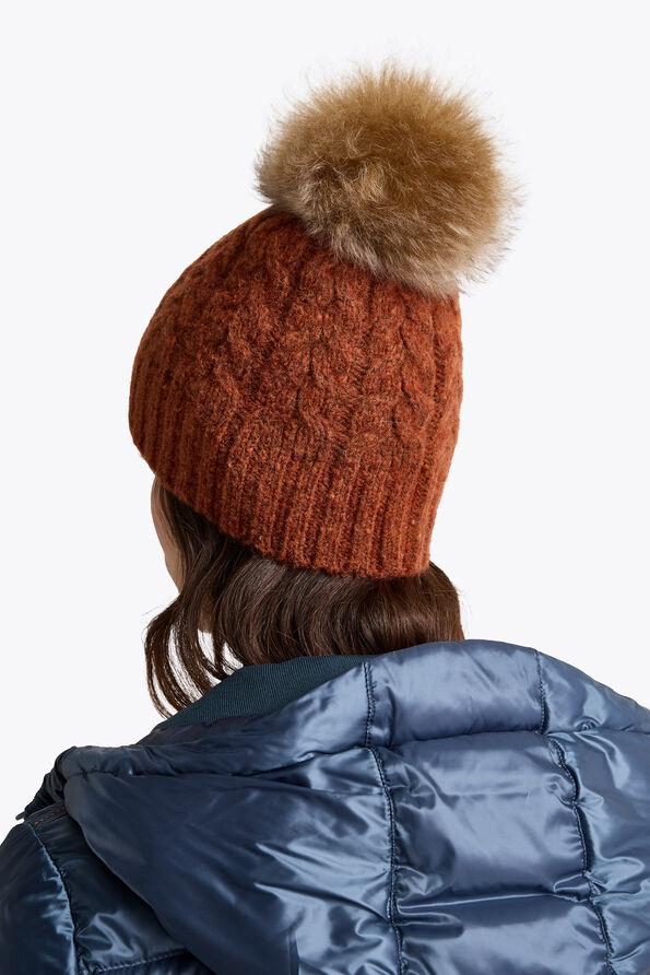 Parajumpers KYLIE - POMPON HAT TANDORI 26WMPAHAHA34PAI0652