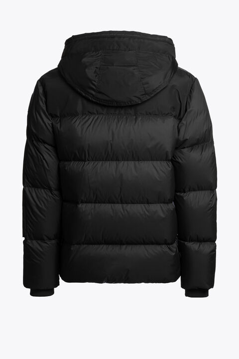 Parajumpers TYRIK - HOODED JACKET BLACK 26WMPMPUEN02P060541