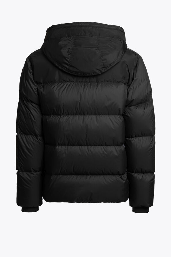 Parajumpers TYRIK - HOODED JACKET BLACK 26WMPMPUEN02P060541