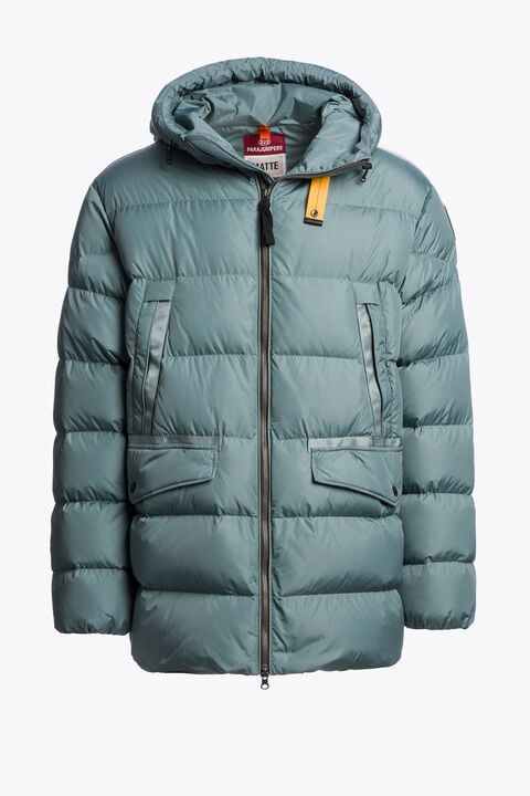 Parajumpers SALLINS - HOODED DOWN PARKA GREEN-BLUE 26WMPMPUTT02P080782
